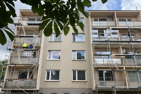 Revitalizace a hydroizolace balkonů na bytovém domě