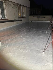 Obnova hydroizolační vrstvy na terase rodinného domu