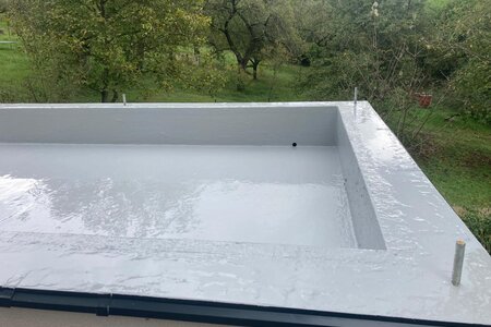 Hydroizolace střechy zahradního domku